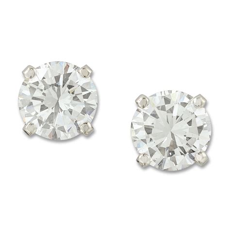 cartier solitaire earrings.